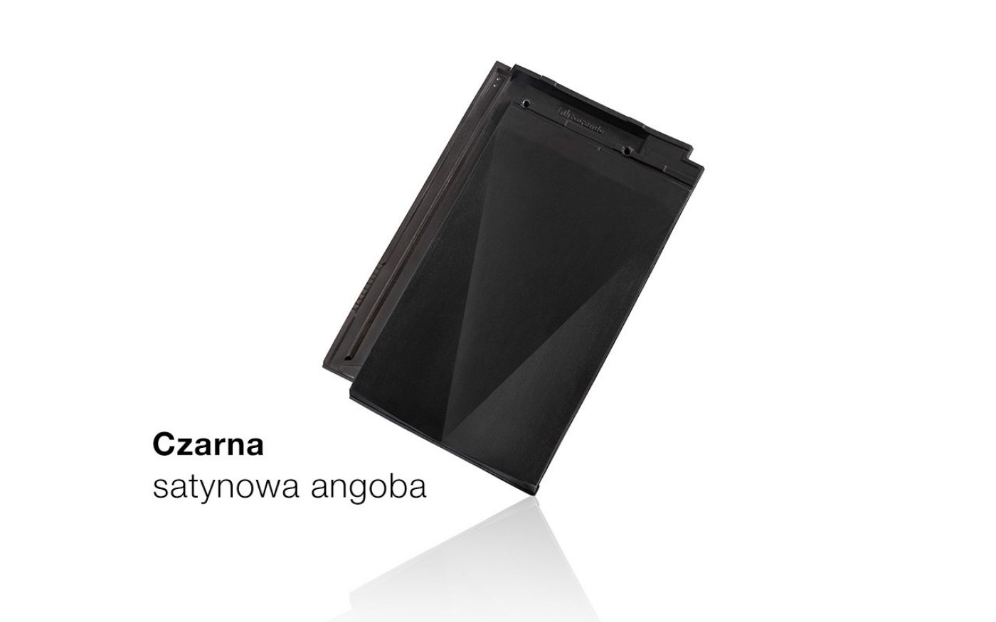 Dachówka nowoczesna Koramic V9 czarna satynowa angoba