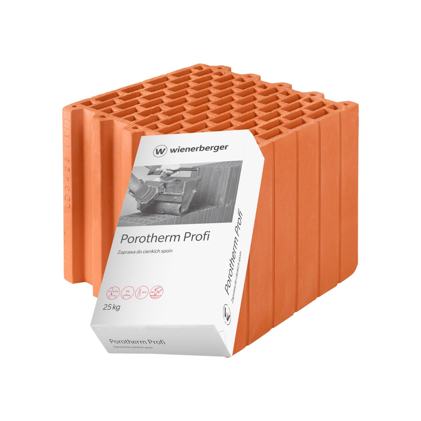 Szlifowany pustak ceramiczny Porotherm 30 Profi